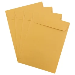 Discount JAM Paper 5.5 x 7.5 Open End Kraft Catalog Envelopes, Brown Kraft Manila, 50/Pack (4101i)