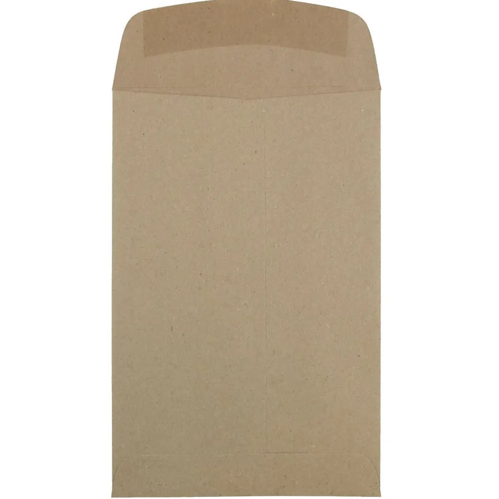 JAM Paper 6 x 9 Open End Kraft Catalog Envelopes, Brown Kraft Paper Bag, 50/Pack (51286524i)