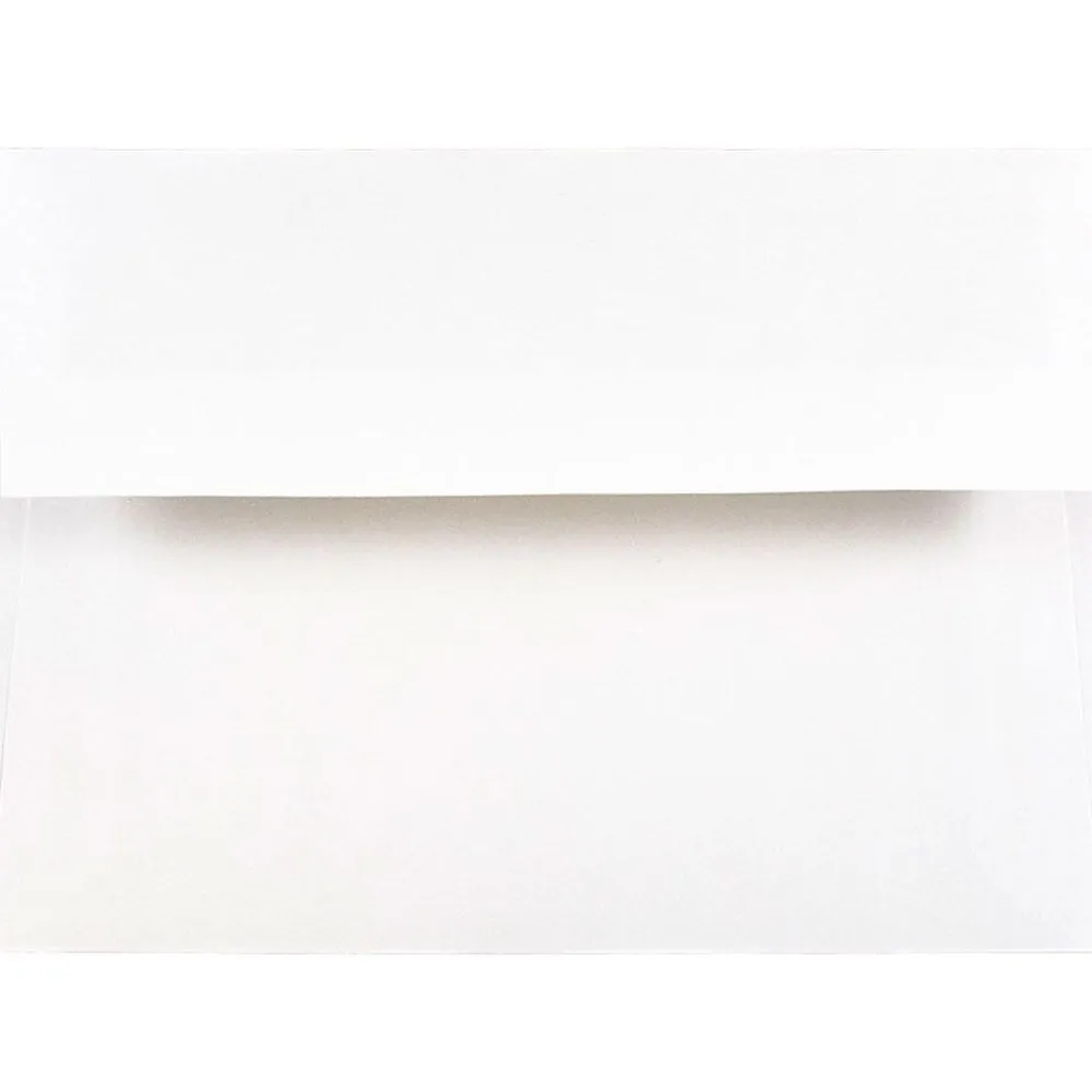 Discount JAM Paper A6 Foil Lined Invitation Envelopes, 4.75 x 6.5, White with Silver Foil, 25/Pack (82927)
