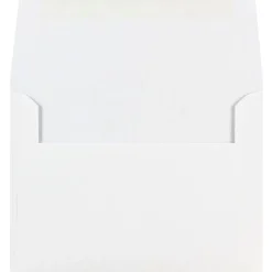 Best JAM Paper A6 Invitation Envelopes, 4.75 x 6.5, White, 50/Pack (31820I)