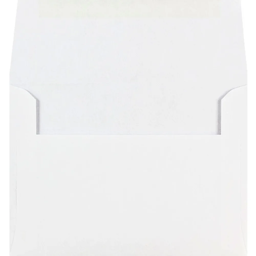 Best JAM Paper A6 Invitation Envelopes, 4.75 x 6.5, White, 50/Pack (31820I)