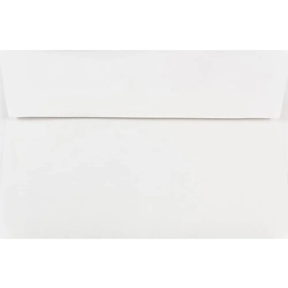 Clearance JAM Paper A9 Invitation Envelopes, 5.75 x 8.75, White, 25/Pack (4023213)