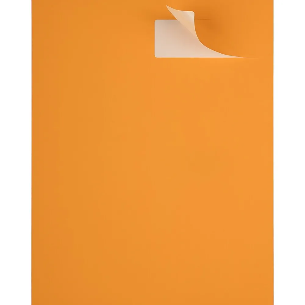 New JAM Paper Address Labels, 1 1/3" x 4", , 14 Labels/Sheet, 9 Sheets/Pack (359329611) Neon Orange