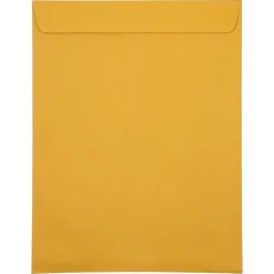 Sale JAM Paper Booklet Envelope 10" x 13", Brown Kraft, 50/Pack (4153i)