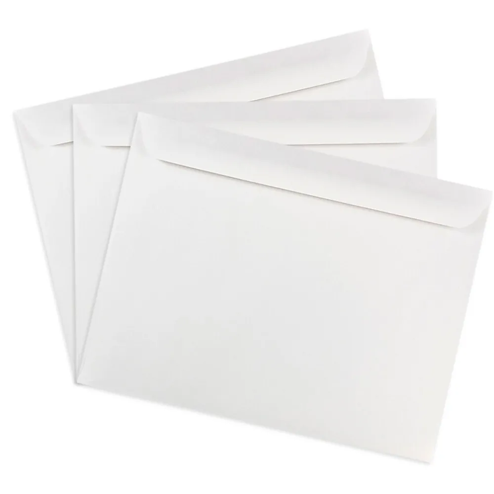 Clearance JAM Paper Booklet Envelopes, 10" x 13", White, 25/Pack (4023222)