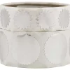 Sale JAM Paper Circle Round Label Wafer Seals with Serrated Edges, Small (3/4 Inch) & Large (1.5 Inch), Silver, 200/Pack (22623934)