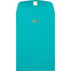 Clearance JAM Paper Clasp Catalog Envelope 6" x 9", Blue, 10/Pack (900807461B)