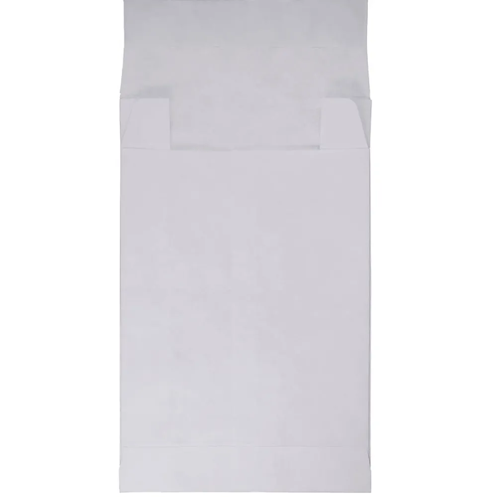 Online JAM Paper Expandable Open End Catalog Envelopes with Peel & Seal Closure, 10 x 12 x 4, White, 250/Box (376634180b)