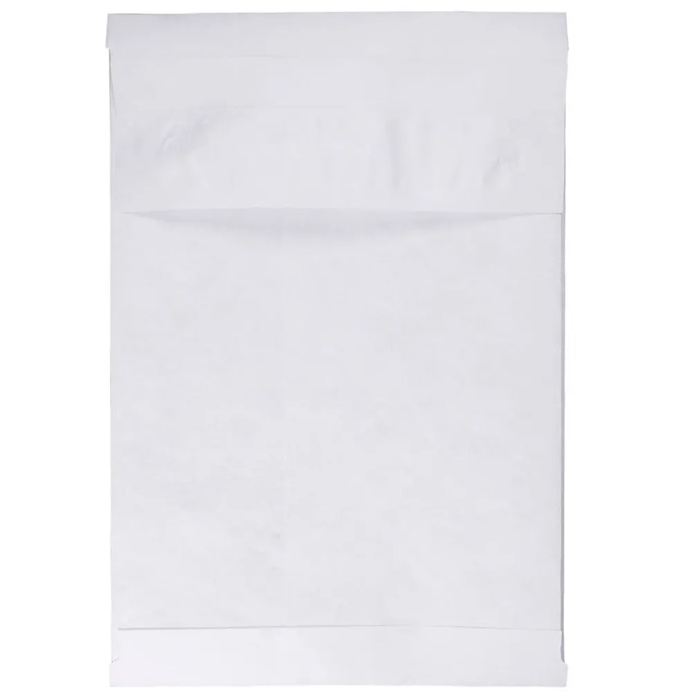 New JAM Paper Expandable Open End Catalog Envelopes with Peel & Seal Closure, 9 x 12 x 2, White, 250/Box (376634177b)