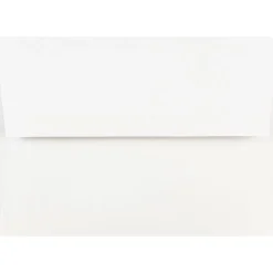 JAM Paper Gummed A7 Invitation Envelopes, 5 1/4" x 7 1/4", White, 250/Box (73767H)