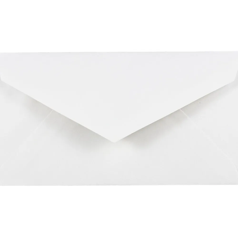 Best JAM Paper Monarch Security Tinted Business Envelope, 3 7/8" x 7 1/2", White, 1000/Carton (04093007B)