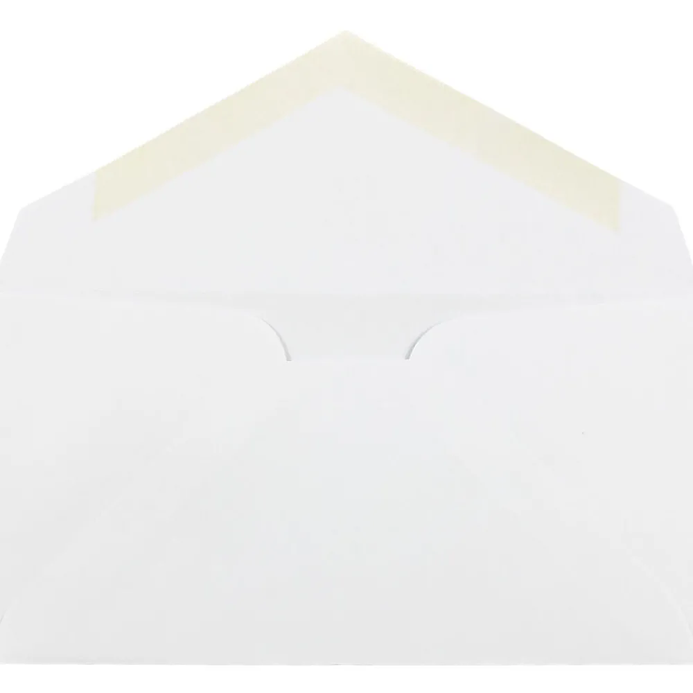 Best JAM Paper Monarch Security Tinted Business Envelope, 3 7/8" x 7 1/2", White, 1000/Carton (04093007B)