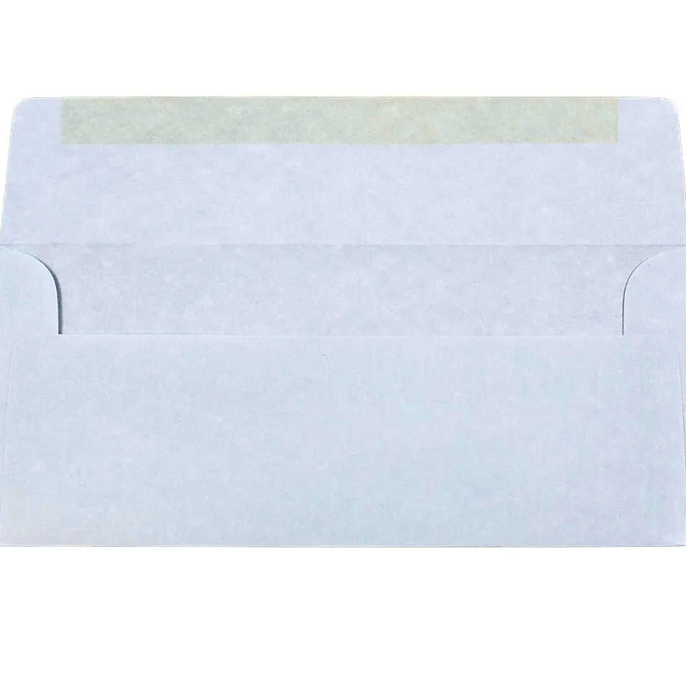 New JAM Paper Open End #10 Business Envelope, 4 1/8" x 9 1/2", Blue, 50/Pack (900908732I)
