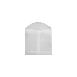 New JAM Paper Open End Envelopes, 4 x 4, Glassine, 500/Pack (GLASS-27-500)