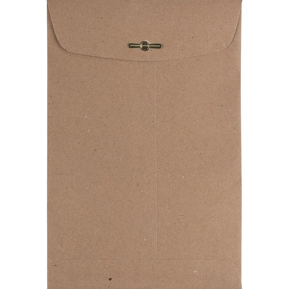 Hot JAM Paper Open End Kraft Catalog Envelopes, 6" x 9", Brown, 50/Pack (31287518fi)