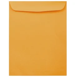 Best JAM Paper Open End Kraft Catalog Envelopes, 12" x 15 1/2", Brown Kraft, 25/Pack (900493255A)