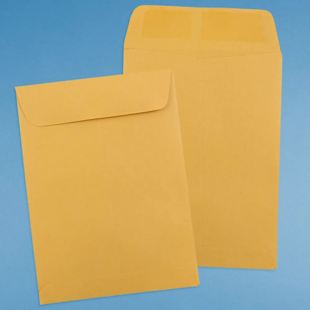New JAM Paper Open End Kraft Catalog Envelope, 5 1/2" x 7 1/2", Brown, 25/Pack (4101)