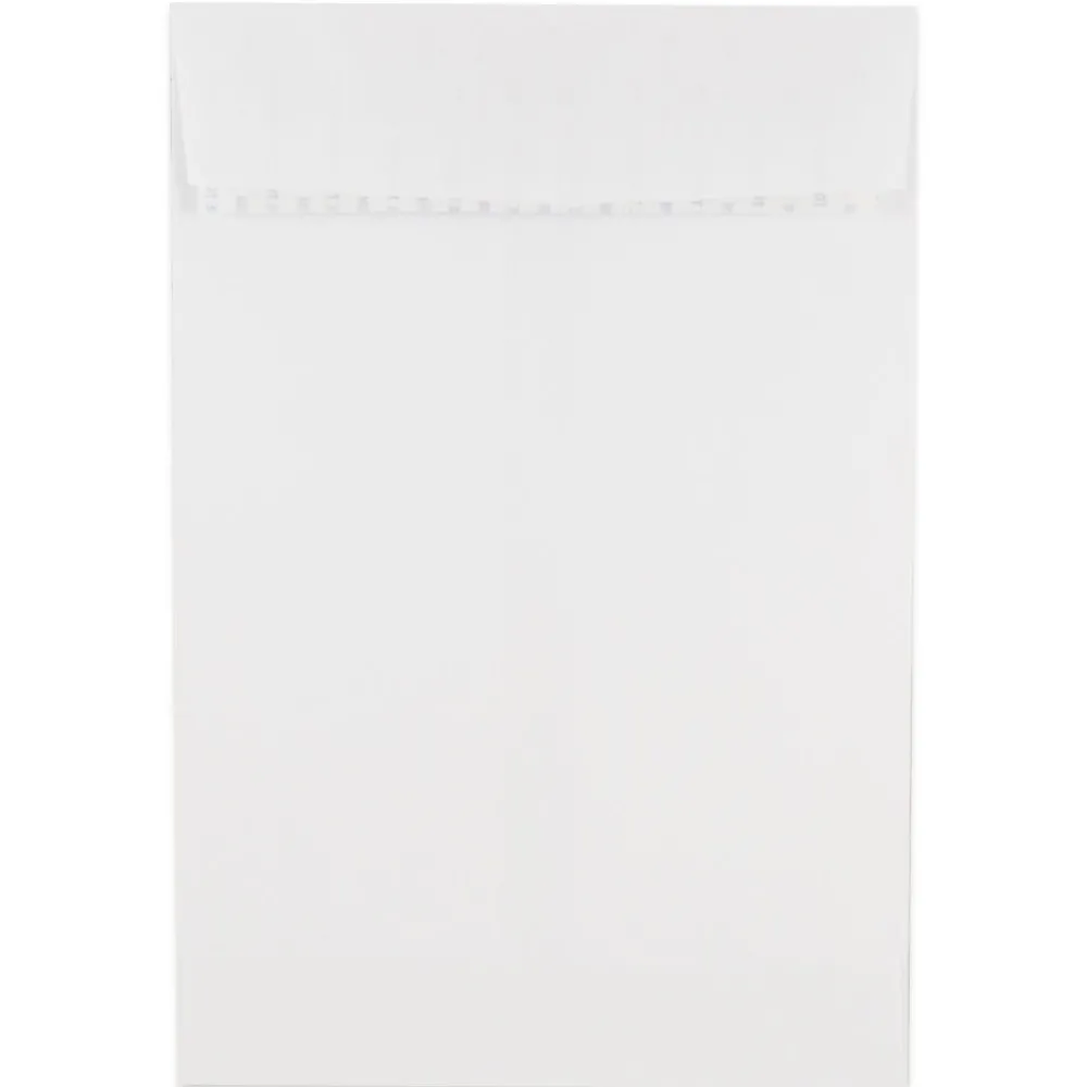 New JAM Paper Open End Open End #1 Catalog Envelope, 6" x 9", White, 500/Pack (356828777)