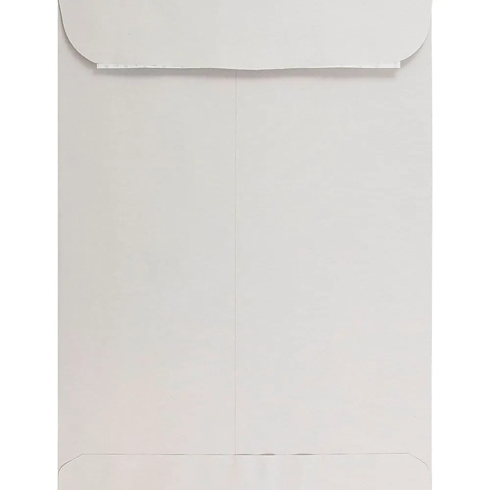 Clearance JAM Paper Peel & Seal Open End #13 Catalog Envelope, 10" x 13", Grey, 1000/Carton (12931116B)