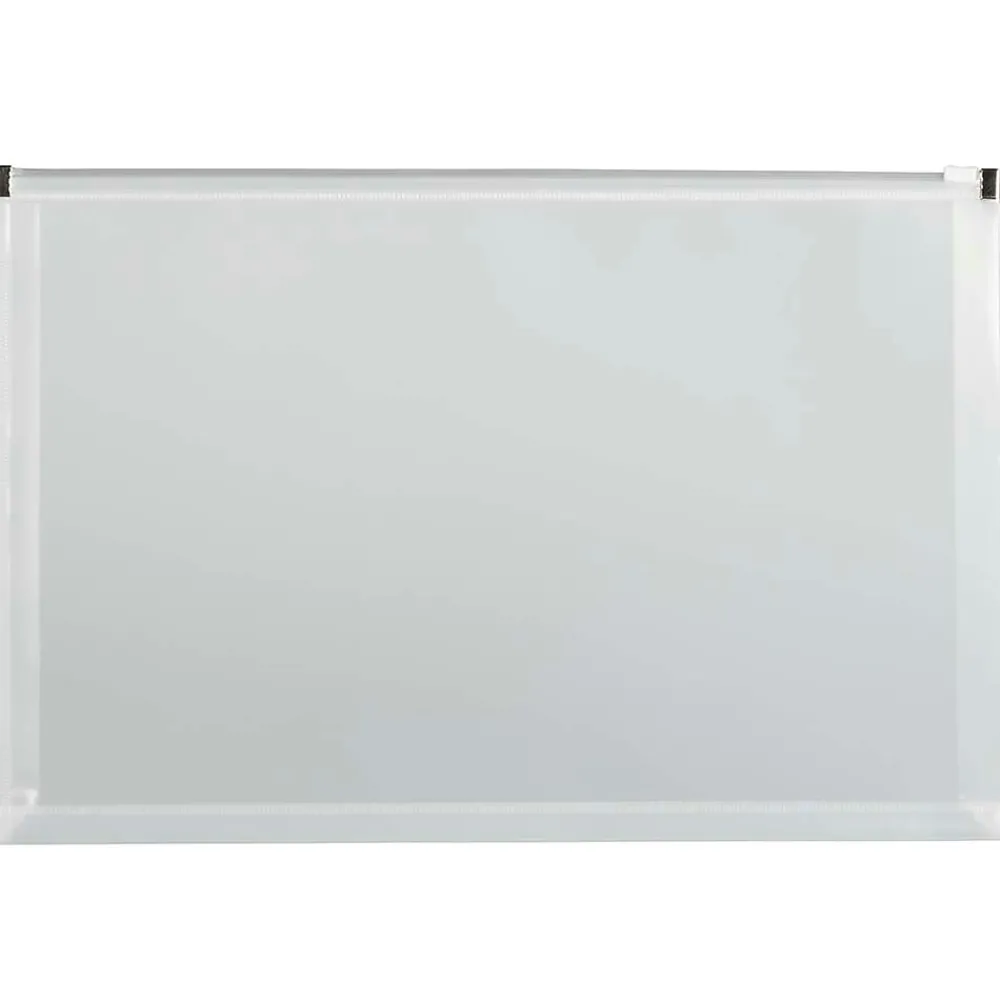 Discount JAM Paper Plastic Envelopes with Zip Closure, Legal Booklet, 9.5 x 14.5, Clear, 12/Pack (219Z1CL)