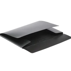 Plastic Portfolio Case with Elastic Closure, Black (6102 027)<JAM Paper Discount
