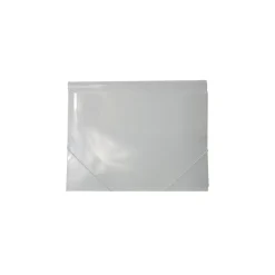 Plastic Portfolio Case with Elastic Closure, Clear (56202)<JAM Paper Best