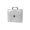 ® Plastic Portfolio File Carry Case with Handles, 10 x 12 x 4, Clear with Black Buckle, Sold Individually (7206 001)<JAM Paper Outlet