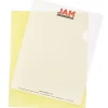 Sheet Protectors|JAM Paper ® Plastic Sleeves, 9" x 12", Yellow, 600/Pack (2226316991C)