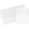 Pocket Folders|JAM Paper POP 2-Pocket Presentation Folder, Clear, 2/Box (382ECLDB)