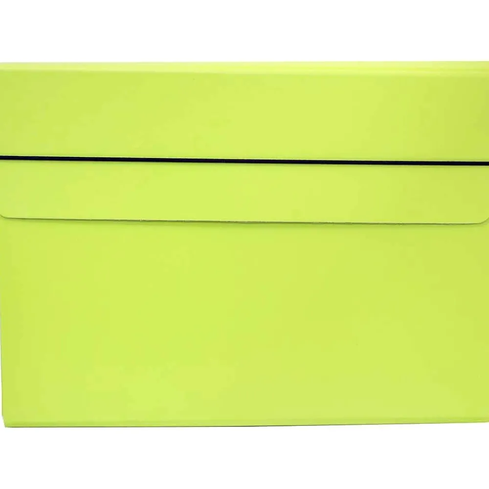 Portfolio Case with Elastic Closure, Lime Green (154528543)<JAM Paper