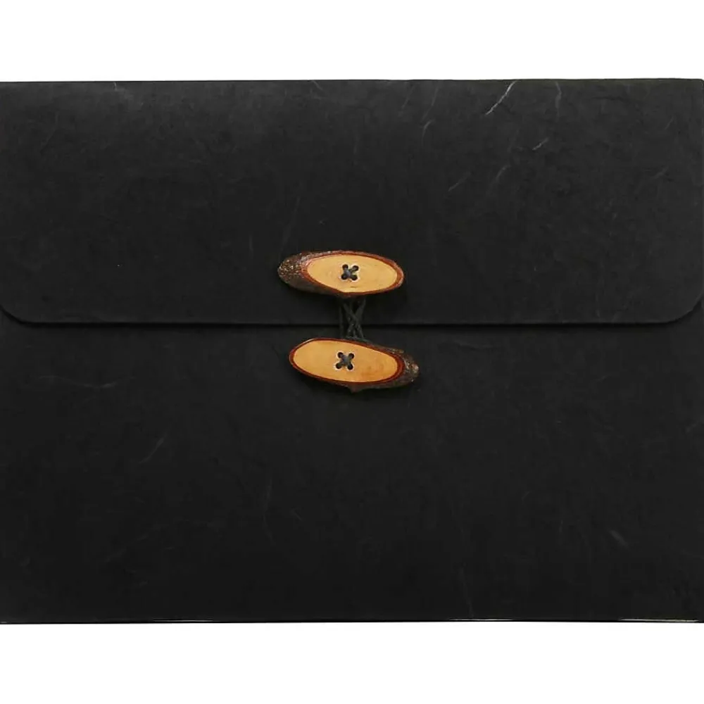 Portfolio Case with Drawstring Closure, Black (371680)<JAM Paper New