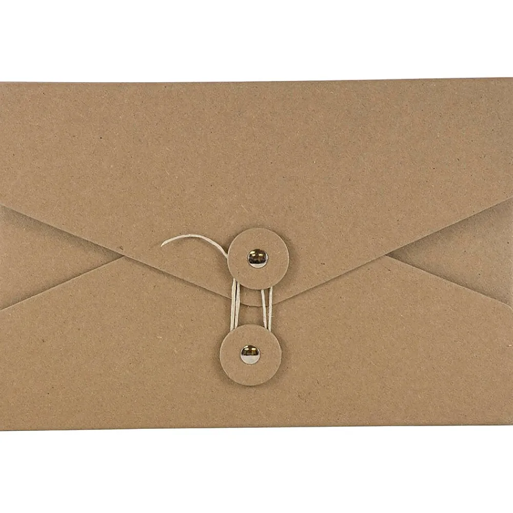 Portfolio Case with Drawstring Closure, Brown (3036KRAFT)<JAM Paper Clearance