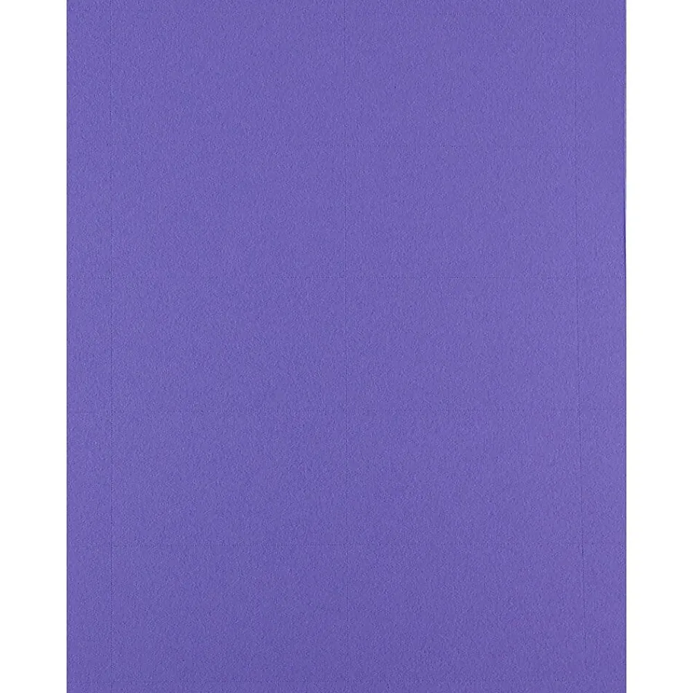 Business Cards*JAM Paper ® Printable Business Cards, 3 1/2 x 2, Violet Purple, 100/Pack (22128337)