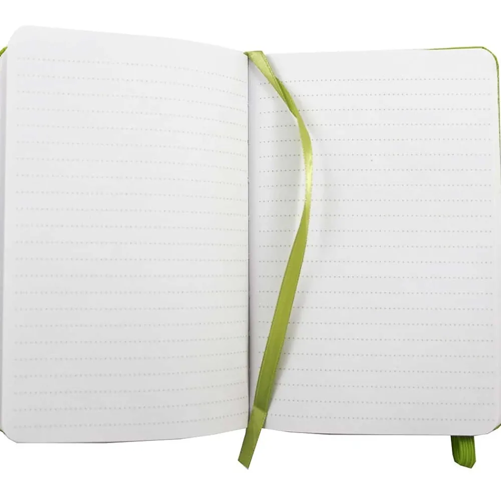 Notebooks|JAM Paper Professional Notebooks, 5.8" x 8.3", Wide Ruled, 70 Sheets, Green (340528859)