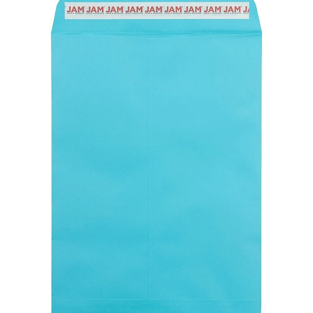Online JAM Paper Self Seal Catalog Envelope, 9" x 12", Blue, 25/Pack (188047509)