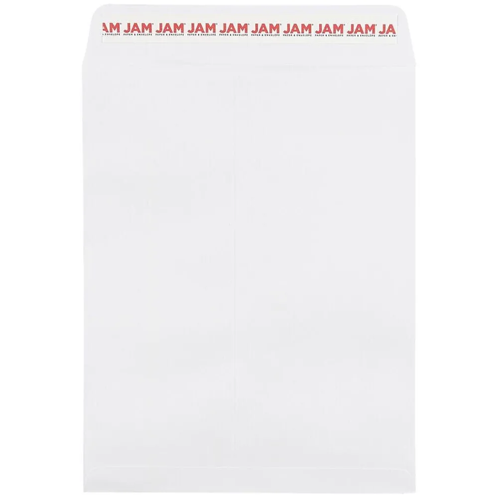 Discount JAM Paper Self Seal Catalog Envelope, 8 3/4" x 11 3/4", White, 100/Pack (356838568D)