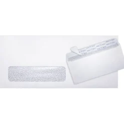 New JAM Paper Self Seal Security Tinted #10 Business Envelopes, 4 1/8" x 9 1/2", White, 250/Pack (61597-250)