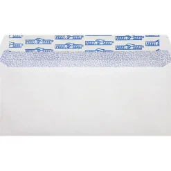 Best JAM Paper Self Seal Security Tinted #10 Business Envelopes, 4 1/8" x 9 1/2", White, 100/Pack (75747-100)