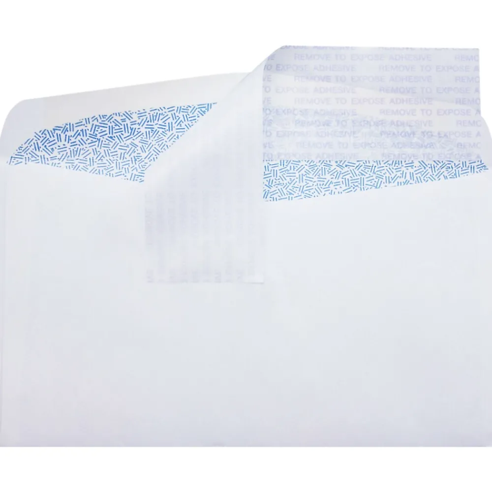 Best JAM Paper Self Seal Security Tinted #6 3/4 Business Envelopes, 3 5/8" x 6 1/2", White, 250/Pack (72634-250)