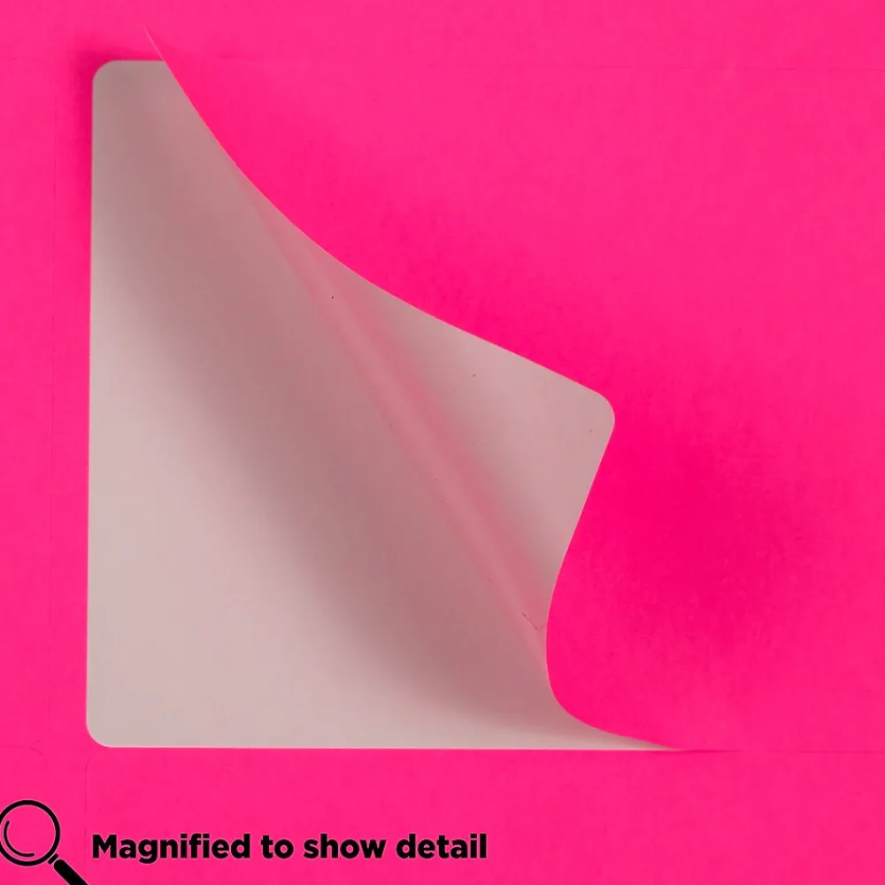 Clearance JAM Paper Shipping Labels, 3 1/3" x 4", , 6 Labels/Sheet, 20 Sheets/Pack (354328046) Neon Pink