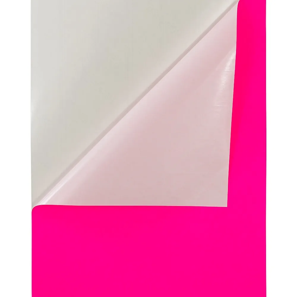 New JAM Paper Shipping Labels, 8 1/2" x 11", , 1 Label/Sheet, 10 Labels/Pack (337628614) Neon Pink