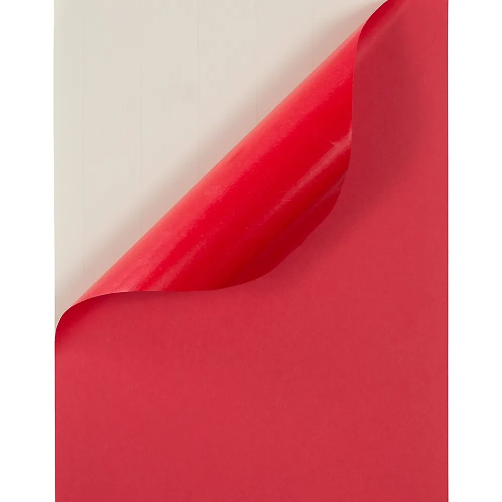 JAM Paper Shipping Labels, 8 1/2" x 11", , 1 Label/Sheet, 10 Labels/Pack (337628603) Red