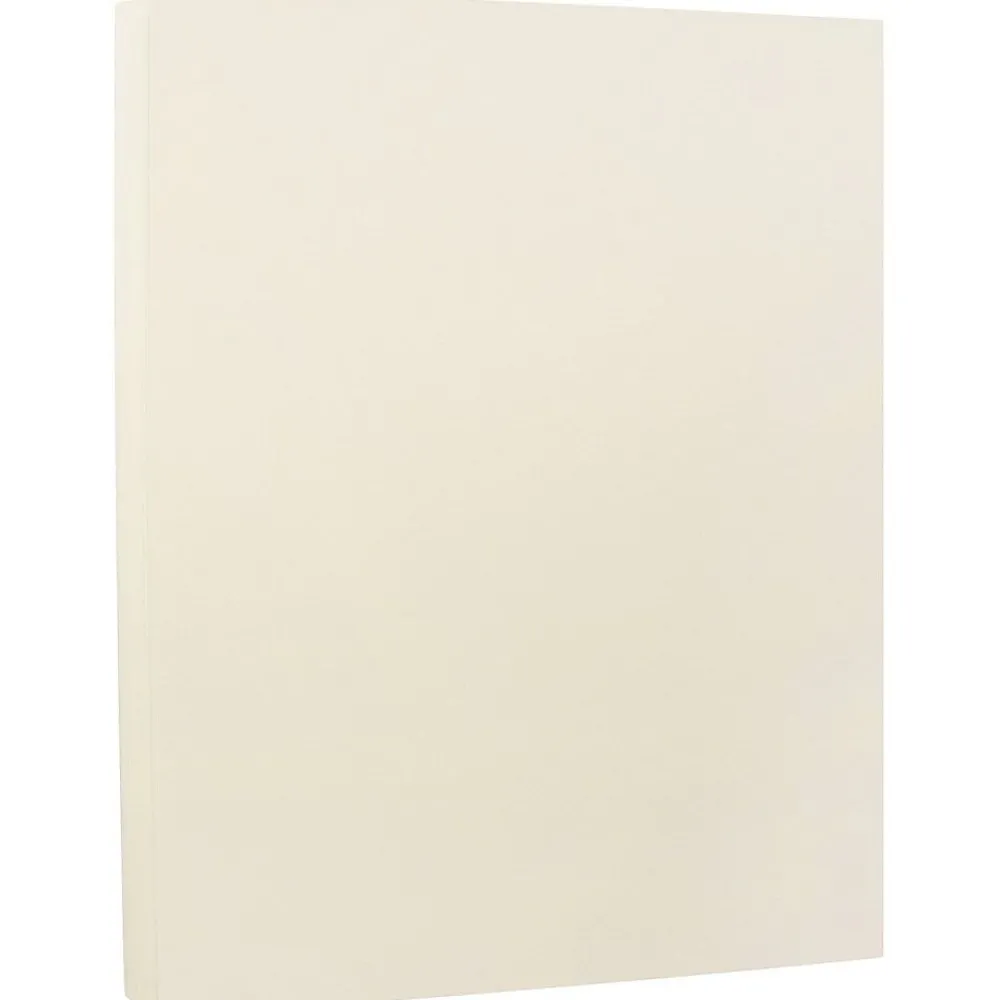 Resume Paper*JAM Paper ® Strathmore 24lb Paper, 8.5 x 11, Ivory Wove, 500 Sheets/Ream (191259B)