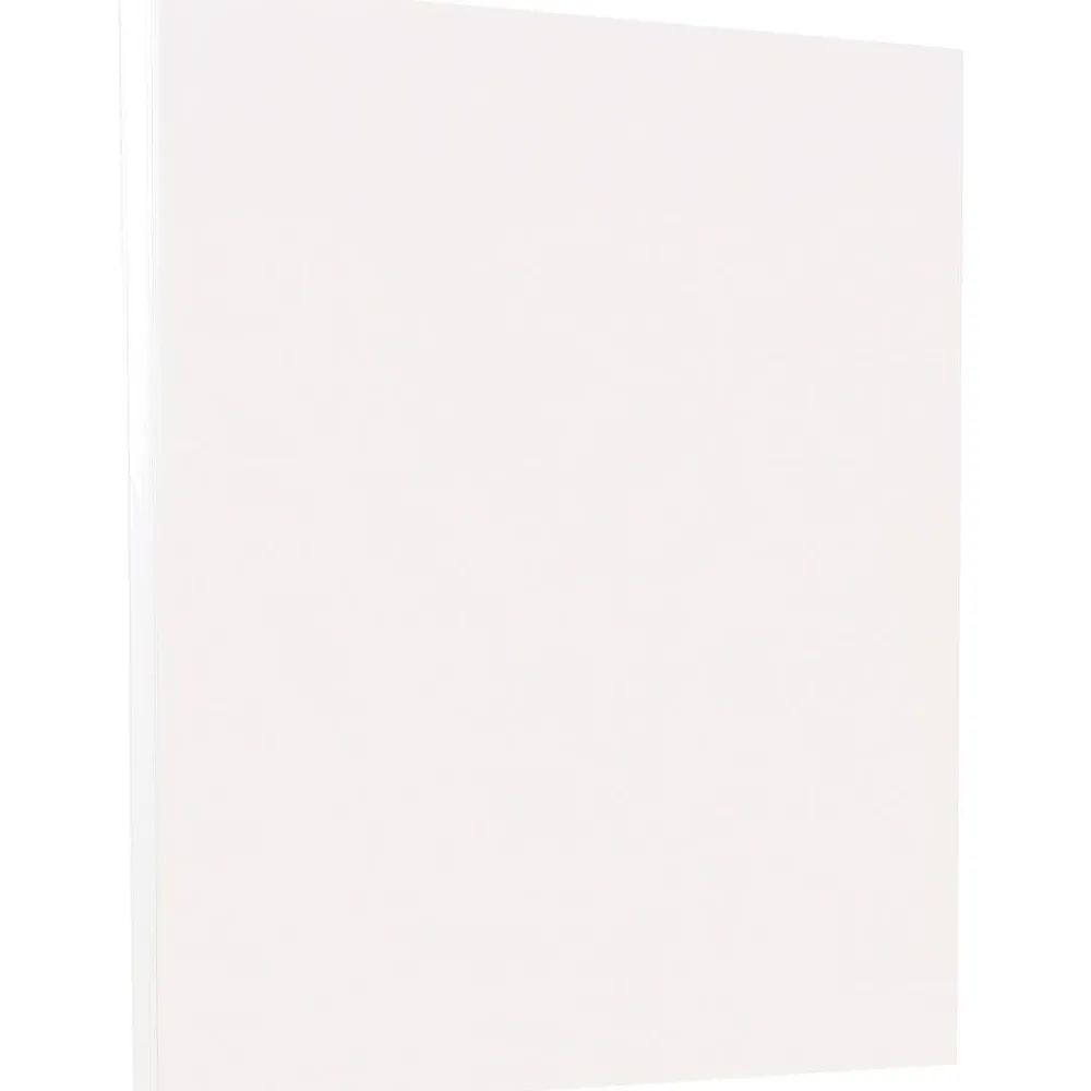 Card Stock*JAM Paper Vellum Bristol 67 lb. Cardstock Paper, 8.5" x 11", White, 50 Sheets/Pack (169834)