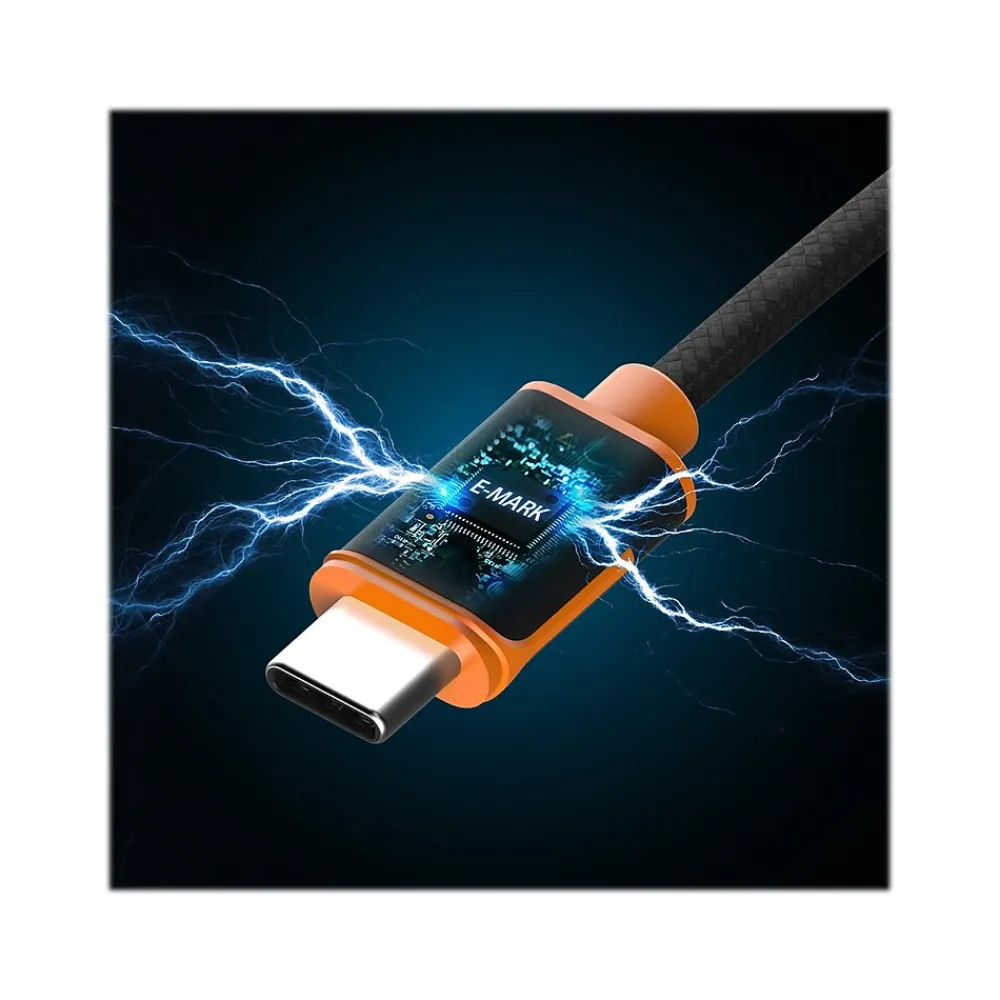 j5create 5.9' USB C to USB C Power Cable, Male to Male, Black (JUCX25L18)