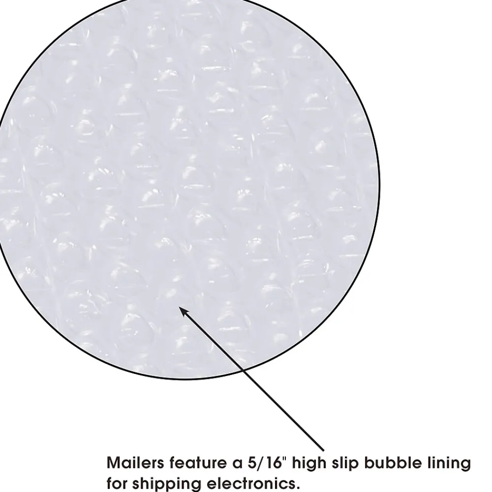 Jiffy Tuffgard Extreme® Bubble Lined Poly Mailers, 14 1/4" x 20", White, 25/Case (B924)