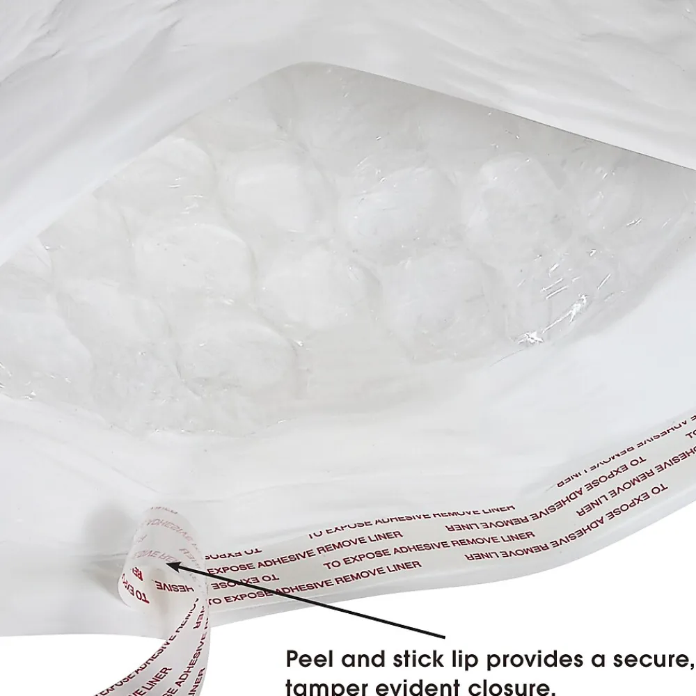 Jiffy Tuffgard Extreme® Bubble Lined Poly Mailers, 14 1/4" x 20", White, 25/Case (B924)