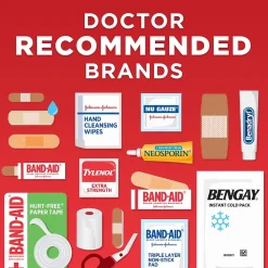 Johnson & Johnson All-Purpose First Aid Kit, 160 Pc. (202045)