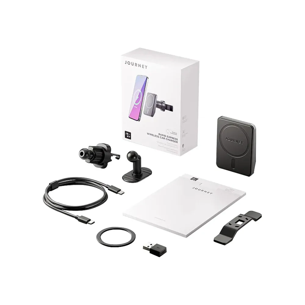 EXPRESS MagSafe Wireless Car Mount Charger, Black (JREMWCVM)<JOURNEY Hot