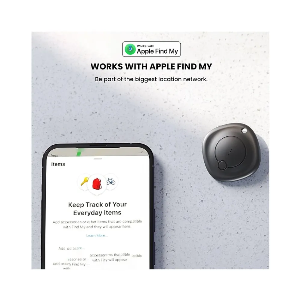 LOC8 Bluetooth Tracker, Black (JSTTBK)<JOURNEY